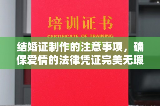 凤泉结婚证制作的注意事项，确保爱情的法律凭证完美无瑕